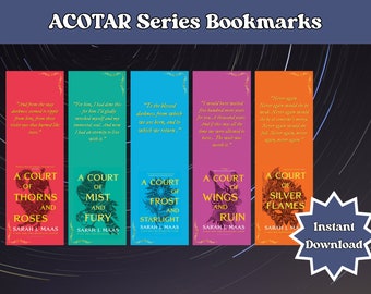 Acotar Bookmarks Printable, Rhys Inspired, A Court of Thorns and Roses ...