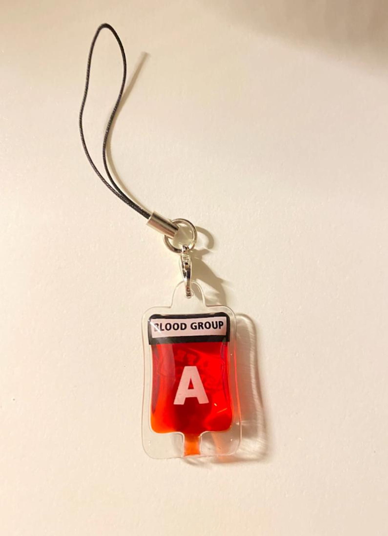 Squishy Blood Keychain, Mini Blood Bag, Blood Type Keychain, Cute Blood ...
