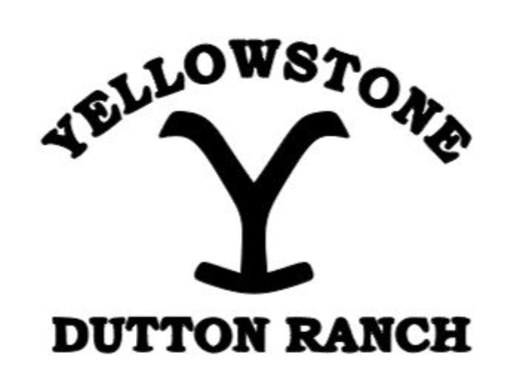 Yellowstone Decal Etsy