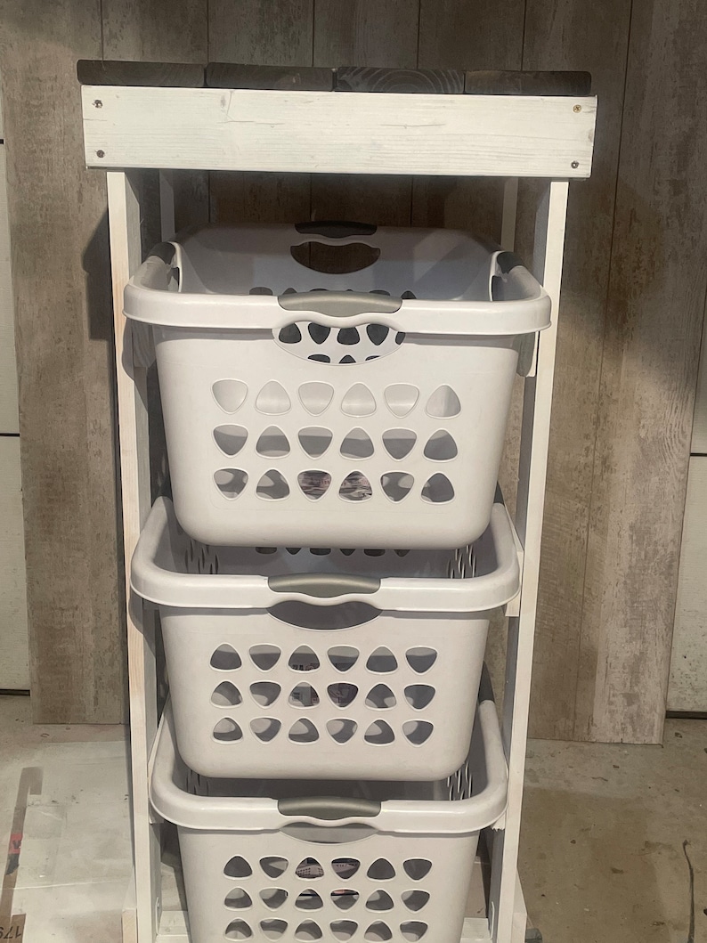 Laundry Basket Organizer Etsy