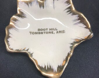 Boot Hill Tombstone, titular de la baratija de hoja de cerámica turística de Arizona