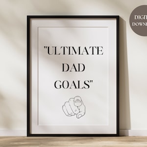 Citazioni ispiratrici stampabili scaricabili istantanee di Ultimate Fathers Regali per la festa del papà Citazioni da parete per papà, patrigni, nonni, mentori