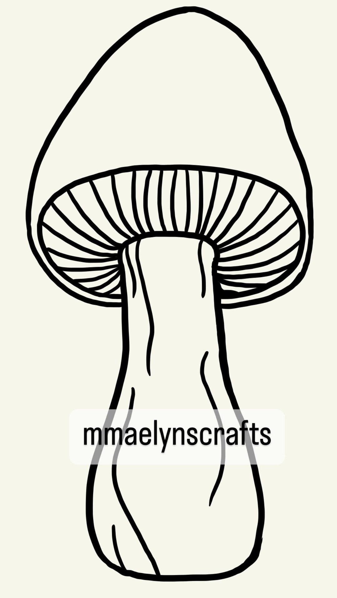Mushroom Decal Etsy