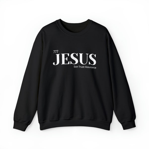 JESUS - Son Trust Assurance - Im Vertrauen auf den Sohn Gottes habe ich die Gewissheit des ewigen Lebens! - Unisex Heavy Blend Crewneck Sweatshirt