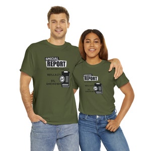 Mi boleta de calificaciones dice 95 por ciento perezoso y 5 por ciento desconocido/parejas/graduación/regalos/camiseta unisex/escuela