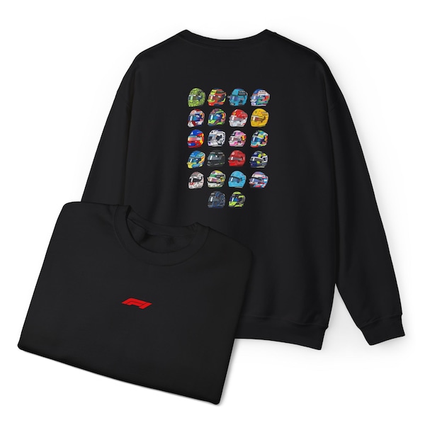 Formel 1 2026 Grid Helme Rundhals-Sweatshirt