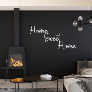 Cartello in metallo personalizzato, decorazione murale personalizzata "Home Sweet Home", cartello in metallo di benvenuto, regalo per la casa, regalo di inaugurazione della casa, decorazione per la camera da letto