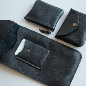 Minimalistische Leder-Handytasche Leder-Umhängetasche für iPhone 14 Pro Smartphone-Tasche einfache Leder-Umhängetasche Bild 6