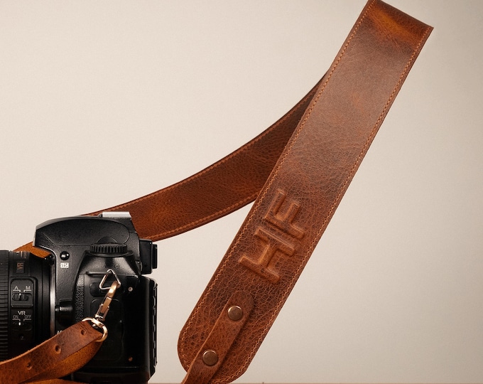 Personalized Leather Camera Straps, Premium Leather Camera Strap, Customized Camera Holder, Camera Accessories, DSLR camera holder