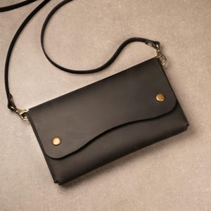 Women&#39;s Small Leather Purse, Clutch, Small Leather Bag, Leather Mini Crossbody Bag, Minimalist Women&#39;s Crossbody Bag, Gift for Her