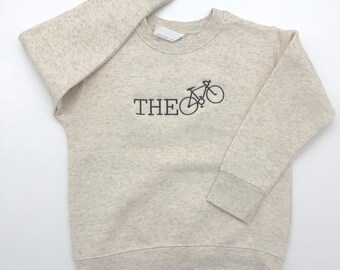 Personalized Bicycle Embroidered Sweatshirt – Cycling Enthusiast Apparel