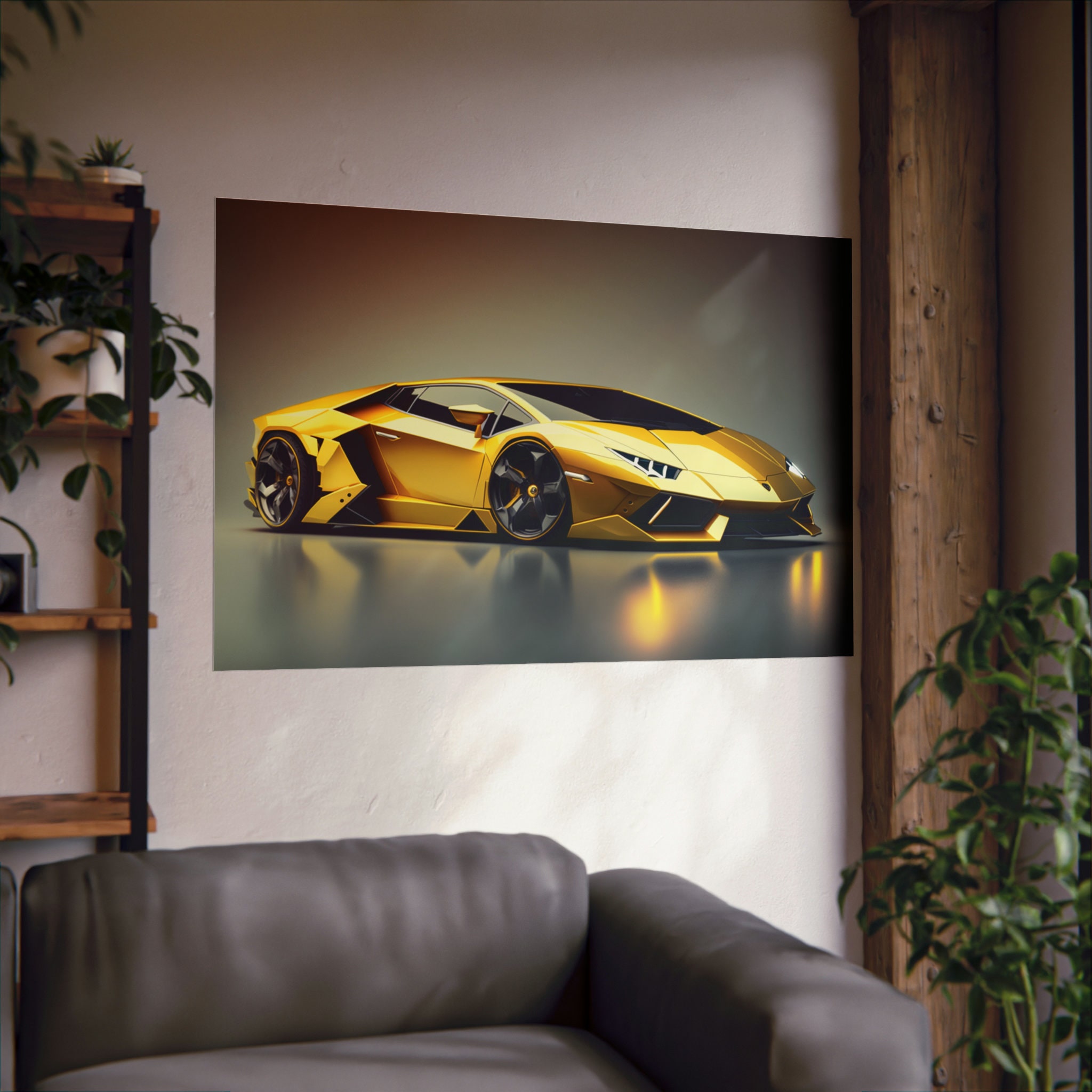 yellow-lamborghini-huracan-poster-bugatti-poster-wall-art-lamborghini