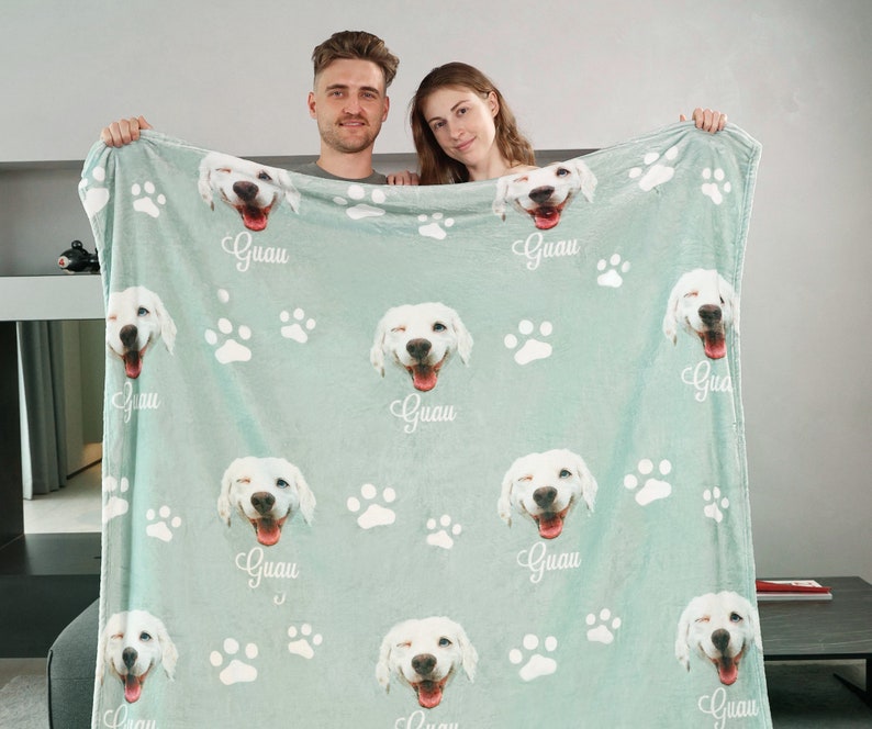 Personalized Dog Blanket Personalized Dog Lover Gift Etsy