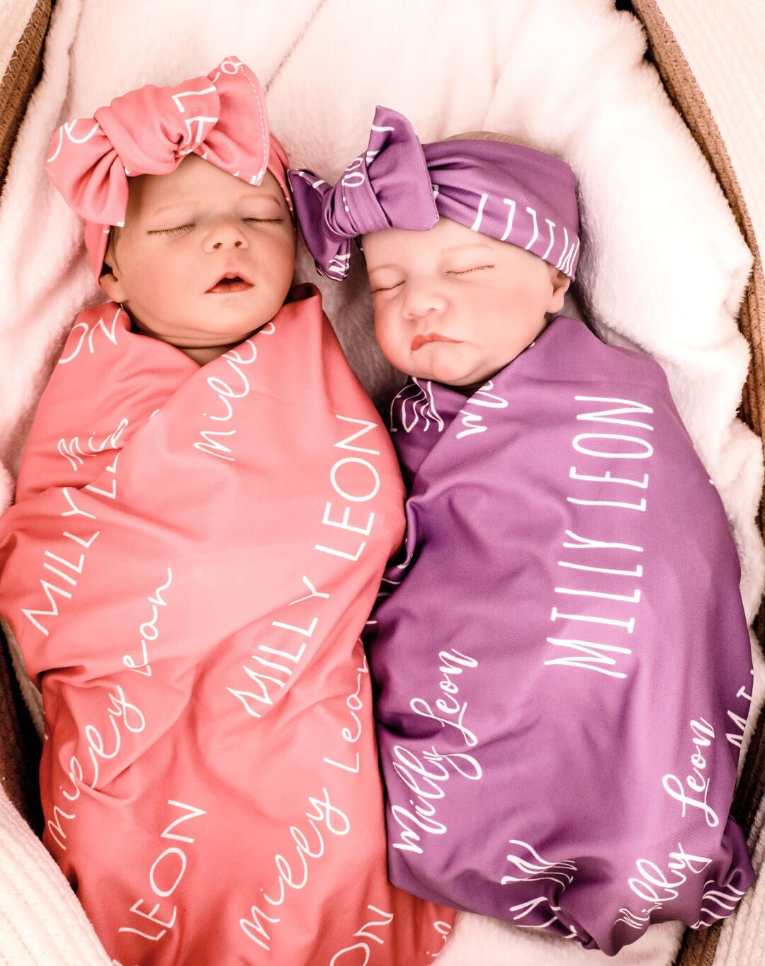 Personalized Baby Name Swaddle for Newborn Baby, Newborn Baby Girl