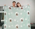 Personalized Dog Blanket with Name | Custom Photo Blanket for Dog | Custom Pet Photo Blanket | Personalized Dog Lover Gift | Gift for Pet