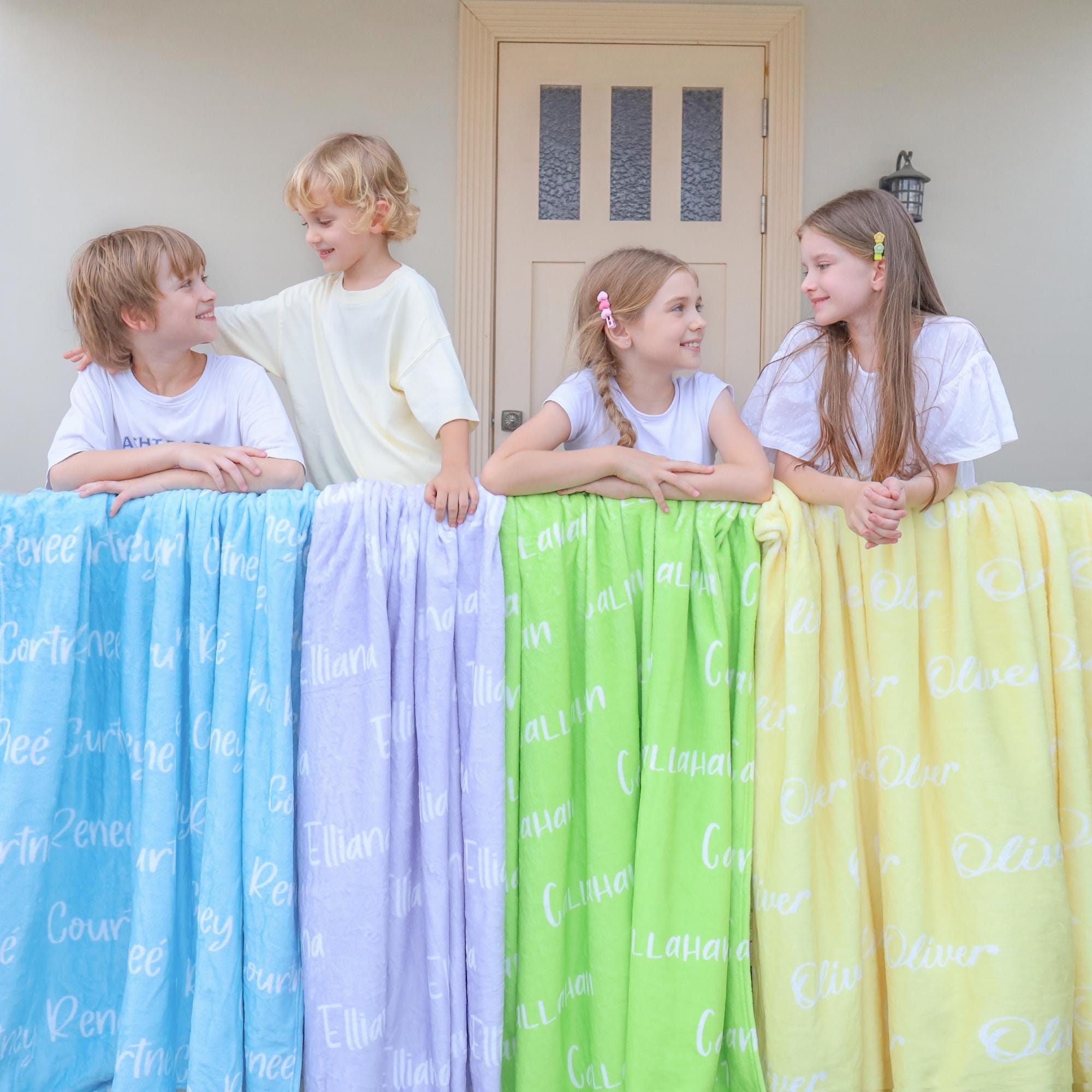 Personalized Name Blanket for Kids/Adults, Minky Blanket for Her/Him, Custom Pink Blanket with Name, Custom Gift, Housewarming Gift
