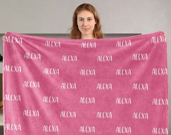 Personalized Custom Blanket | Name Blanket | Blanket Gift | Baby Blanket | Kids Blanket | Personalized Gift | Custom Gift | Anniversary Gift