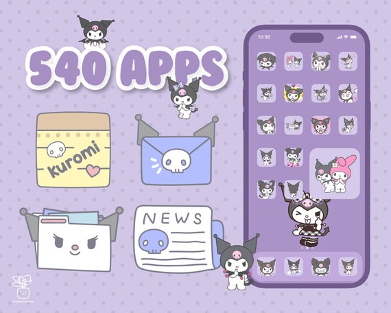 Anime cat icon for an app