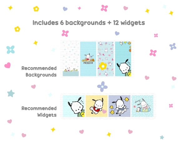 iOS 14 Sanrio/Hello Kitty/My Melody customisation (SHORTCUTS & WIDGETS) 
