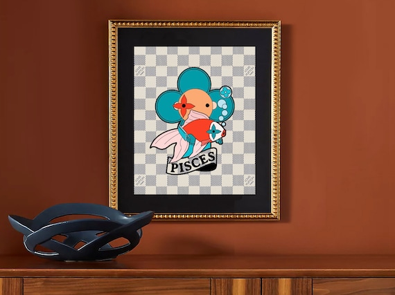 Aries Astrology Louis Vuitton Vivienne Poster - Etsy