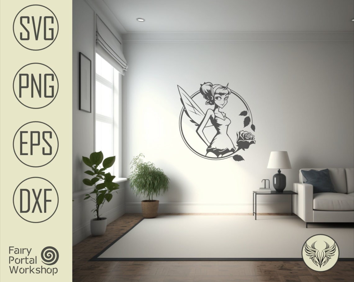 Fairy SVG |fairy |SVG |cut File Clipart Vector Digital Dxf Png Eps ...