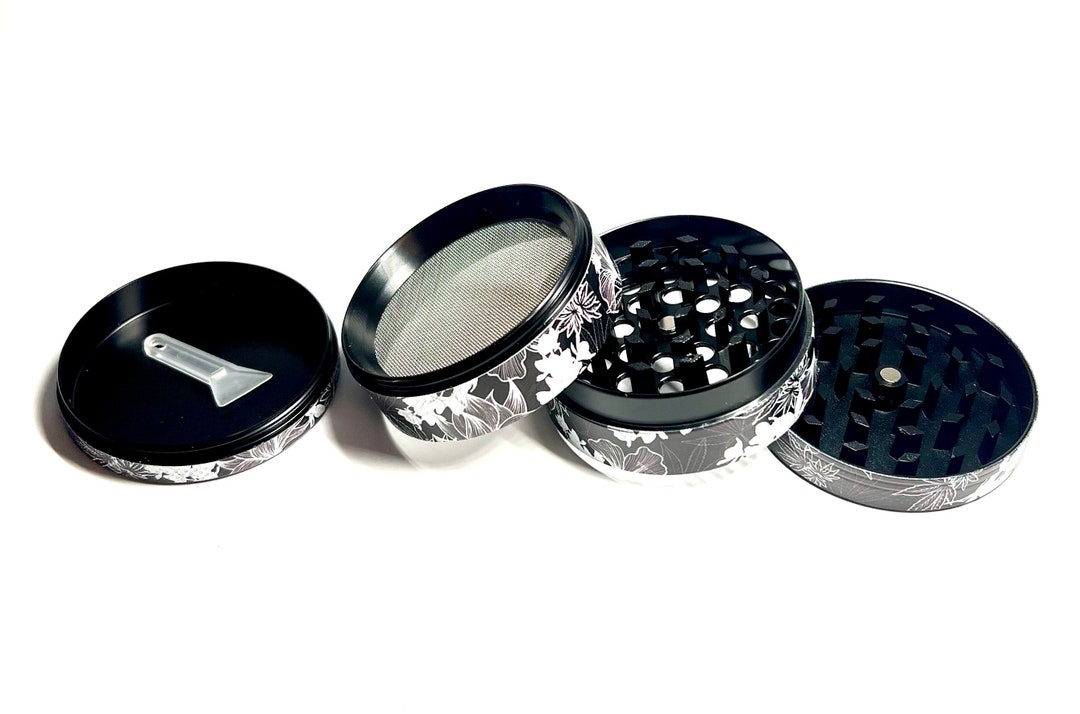 Herb Floral Grinder / Cute Grinder / 5 Piece Kit Grinding / Etsy