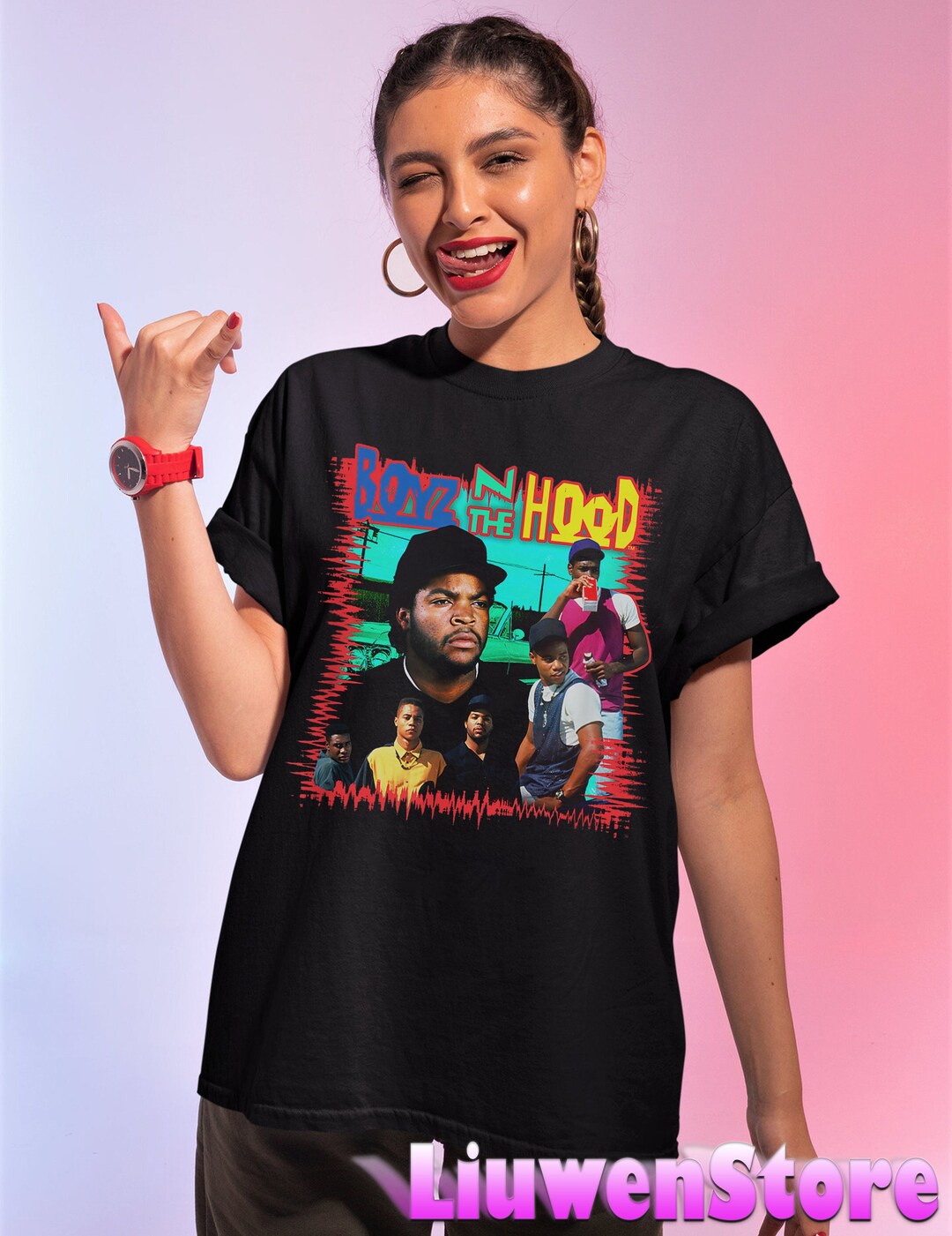 Limited Boyz N the Hood Vintage T-shirt, Gift for Woman and Man Unisex ...