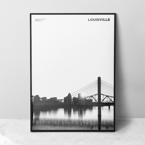 Louisville Poster Etsy