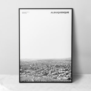 Albuquerque Print Black and White, Albuquerque Poster, Albuquerque Wall Art, Albuquerque Photo, New Mexico Print