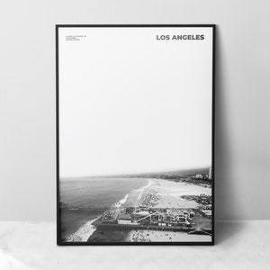 Los Angeles Print Black and White, Los Angeles Poster, Los Angeles Wall Art, Los Angeles Photo, California Print