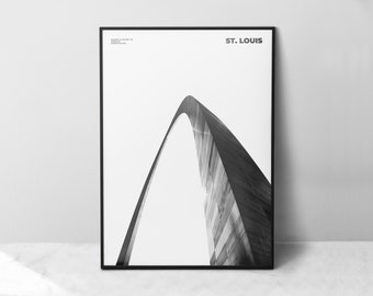 St. Louis Print Black and White, St. Louis Springs Poster, St. Louis Springs Wall Art, St. Louis Springs Photo, Missouri Print