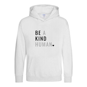 Be a Kind Human Youth Heavy Blend Hooded Sweatshirt