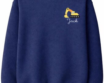 Sudadera con minimonograma bordado para niños pequeños y niños
