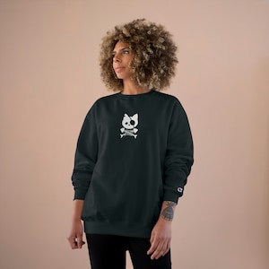 Pirate Cat. Champion Sweatshirt. Pirate Cat shirt, funny cat sweatshirt, cat lover gift, pirate cat sweatshirt, cat owner gift