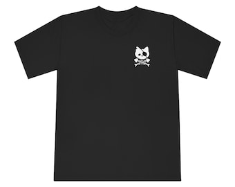 Pirate Cat. Unisex Classic Crewneck T-Shirt. Pirate Cat shirt, funny cat t-shirt, cat lover gift, cute pirate cat shirt, cat owner gift