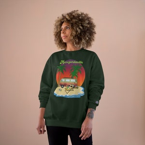 Meowgaritaville. Champion Sweatshirt. Margaritaville, jimmy buffett, cat shirt, funny cat shirt, cat lover gift, cat owner gift