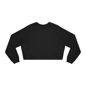Il gatto dei tarocchi della pagnotta. Pullover corto in pile da donna. Felpa per gatti, divertente felpa per gatti, regalo per gli amanti dei gatti, camicia per gatti carina, regalo per il proprietario del gatto immagine 10