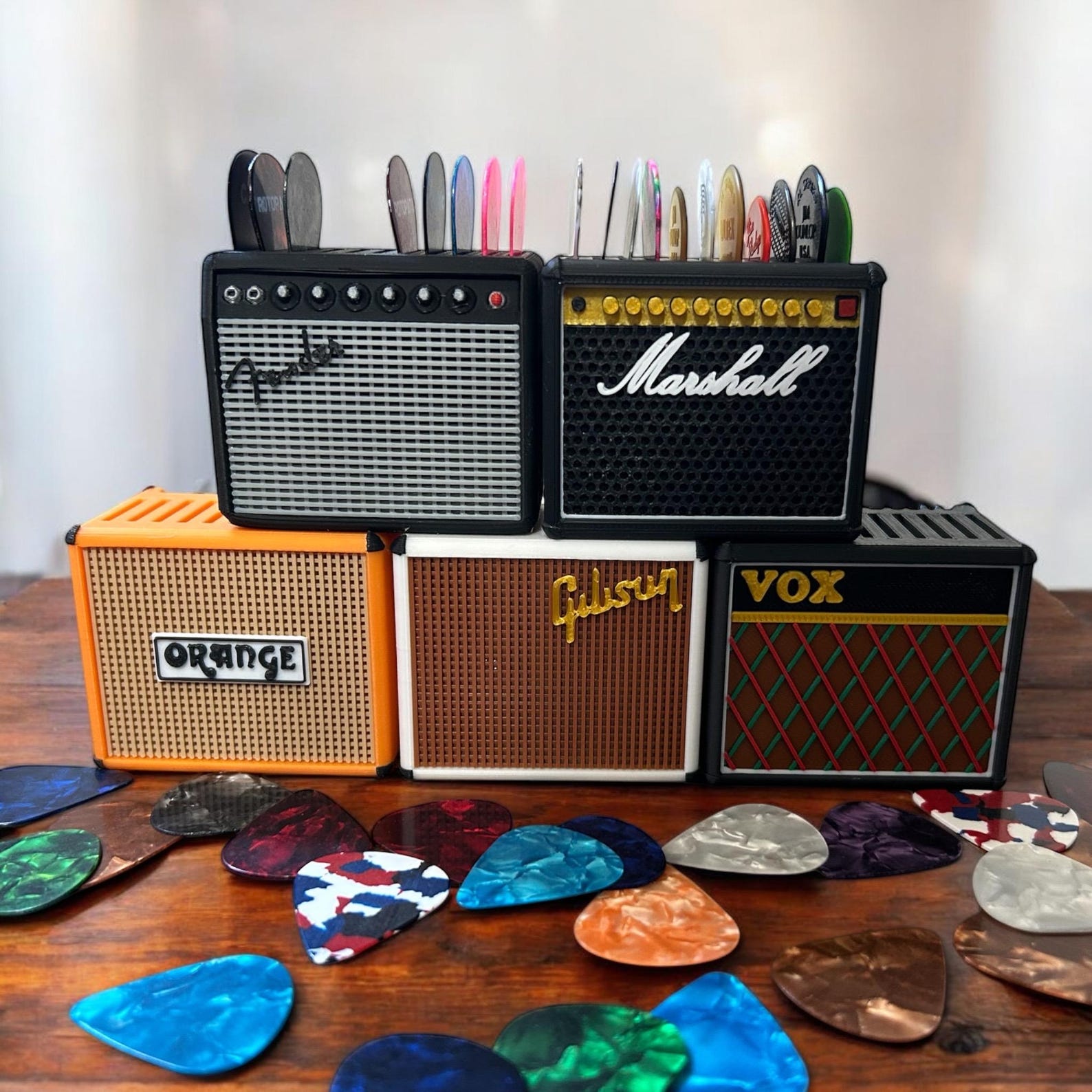 Image of Mini Guitar Amp Pick Holder