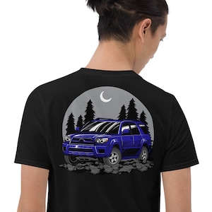 Nautical Blue 4th Gen Toyota 4Runner Short-Sleeve Unisex T-Shirt - Great Gift for mom or dad - wheeling - generation 2003 - 2009 TRD