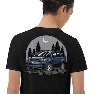Stratosphere Blue 4th Gen Toyota 4Runner Short-Sleeve Unisex T-Shirt - Great Gift for mom or dad - wheeling - generation 2003 - 2009 TRD