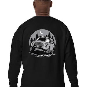 Silver Toyota 4Runner TRD on Premium Unisex Sweatshirt Back Print Men Woman Male Female 5th gen