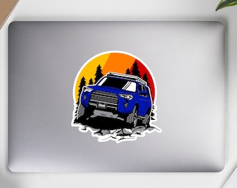 Nautical Blue Toyota 4Runner TRD Stripes Bubble-free sticker - Vinyl - Pro - overlanding - overland - 4x4 - stickers - gift for mom or dad