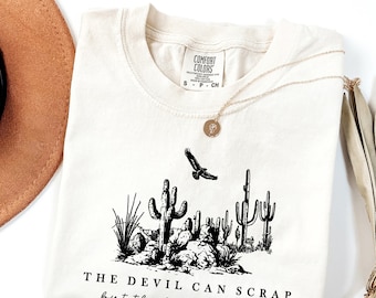 The Devil Can Scrap But The Lord Has Won, Vintage Tshirt | Comfort Colors Western Sweatshirt | Country Music | Country  Girl Concert Shirt