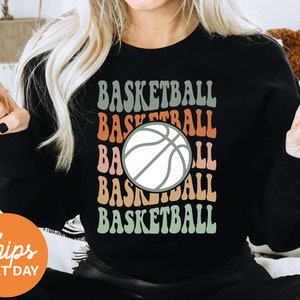 Basketball Sweatshirt | Basketball Crewneck | Basketball Hoodie | Basketball Gift | Basketball Sweater | Senior Night Basketball Gifts-91251
