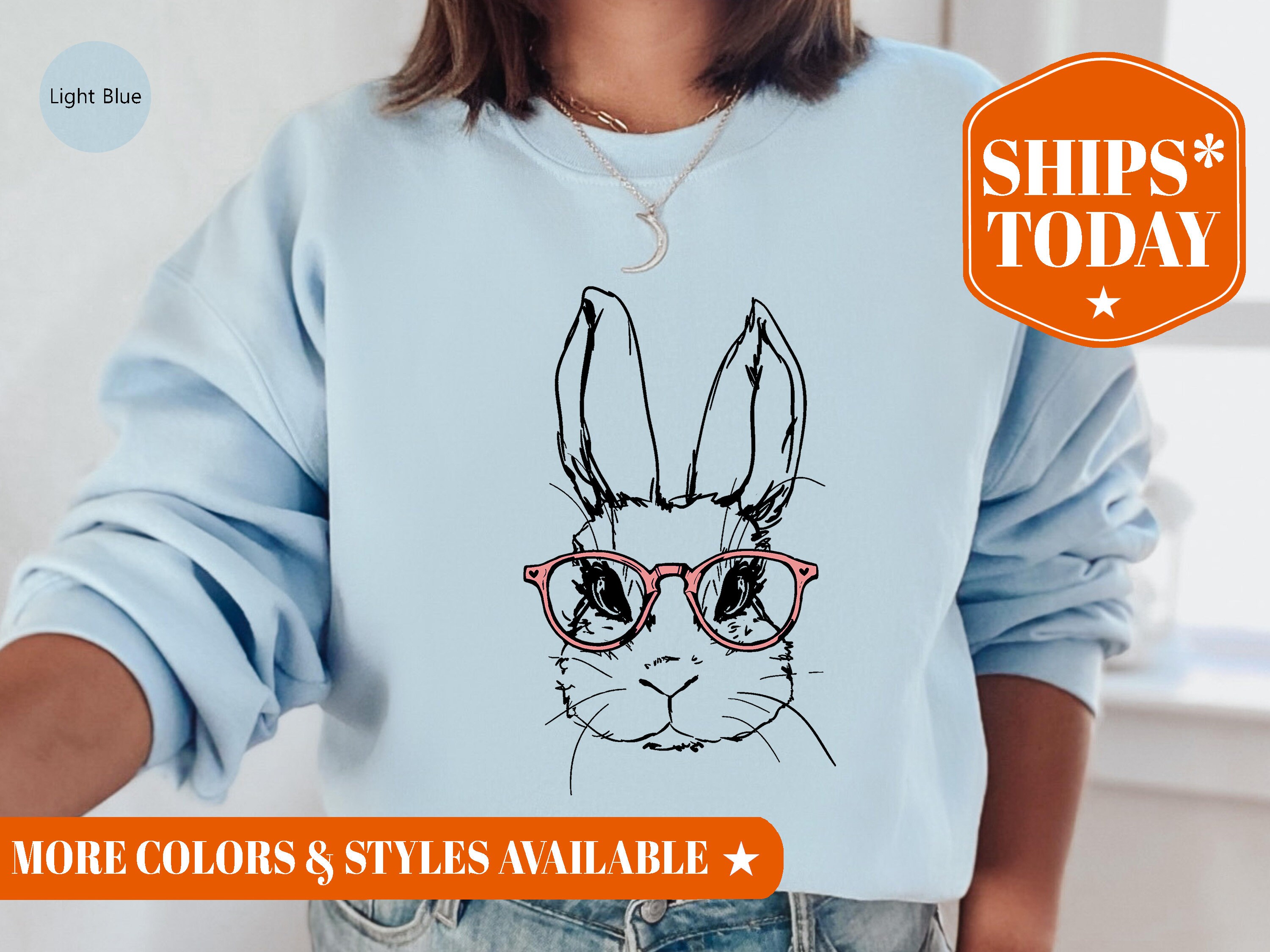 Bunny Sweatshirt Bunny Crewneck Bunny Hoodie Bunny Gift - Etsy
