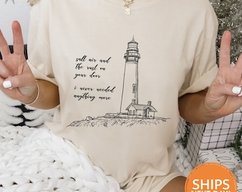 Camiseta "Salt Air and The Rust On Your Door" / Camiseta "Confort Colors August" / Camiseta retro inspirada en agosto / Camiseta de moda / Camiseta "Salt Air" para regalar