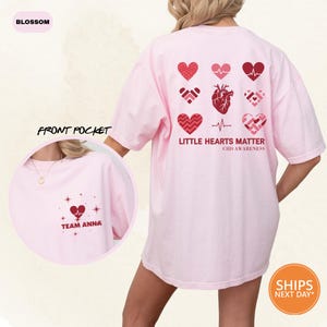 CHD Awareness Shirt | Heart Disease Month Awareness Tee | Custom Anatomical Heart Warrior Shirt | Cardiology Gift | Comfort Colors CHD Shirt