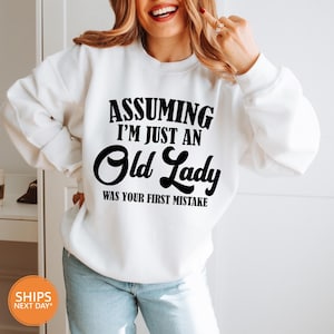 Sweatshirts for older women sale