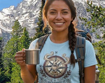 Coffee Lovers - Not all who wonder are lost, some are looking for coffee adventure T