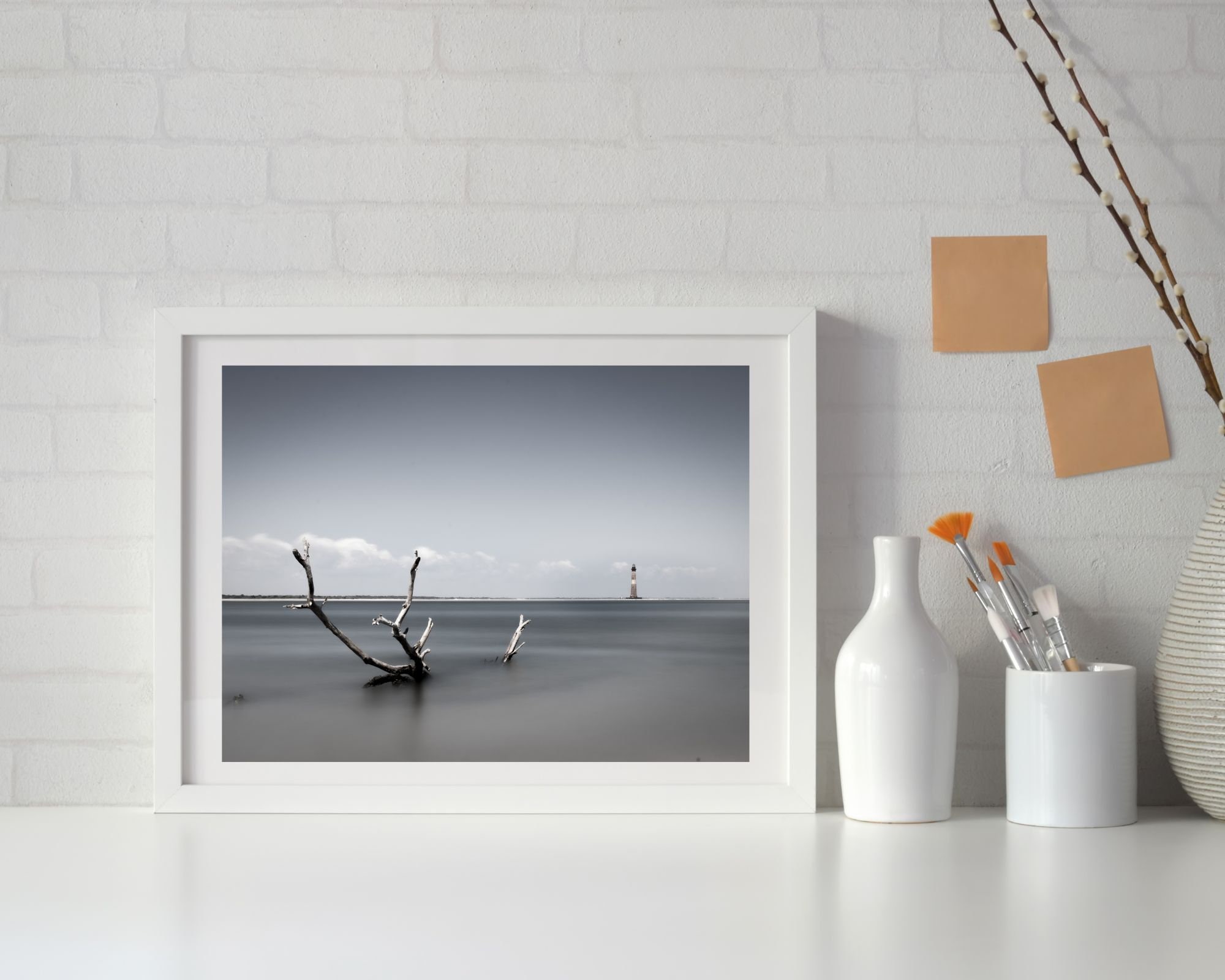 Driftwood on the Beach, Charleston Print, Charleston Black and White ...